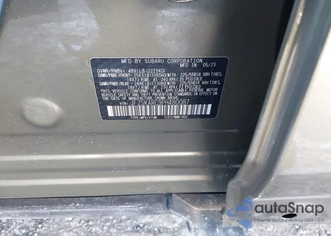 2023 Subaru Forester Touring из США, поврежденный, VIN JF2SKARC9PH480087